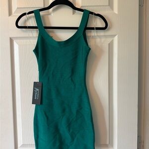 Guess by Marciano Green Sleeveless Bodycon Mini Dress